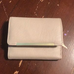 Nude colored small wallet